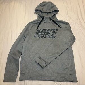 Nike Men's Heather Gray Hoodie